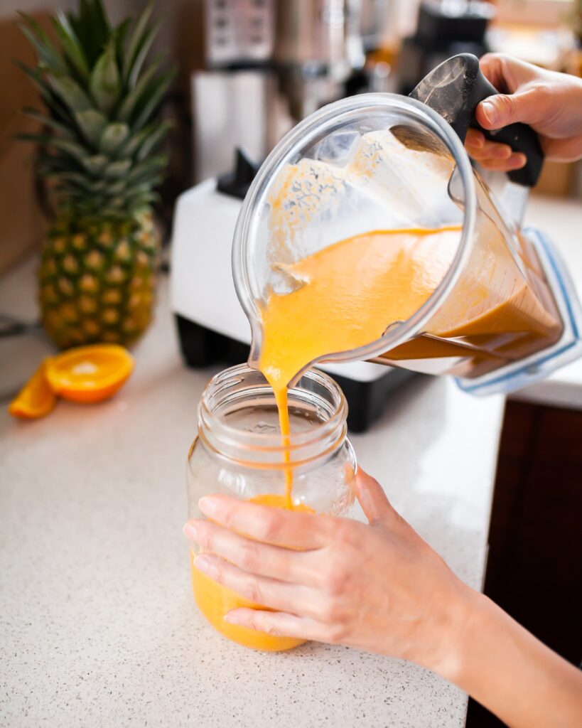 smoothie πορτοκαλιού